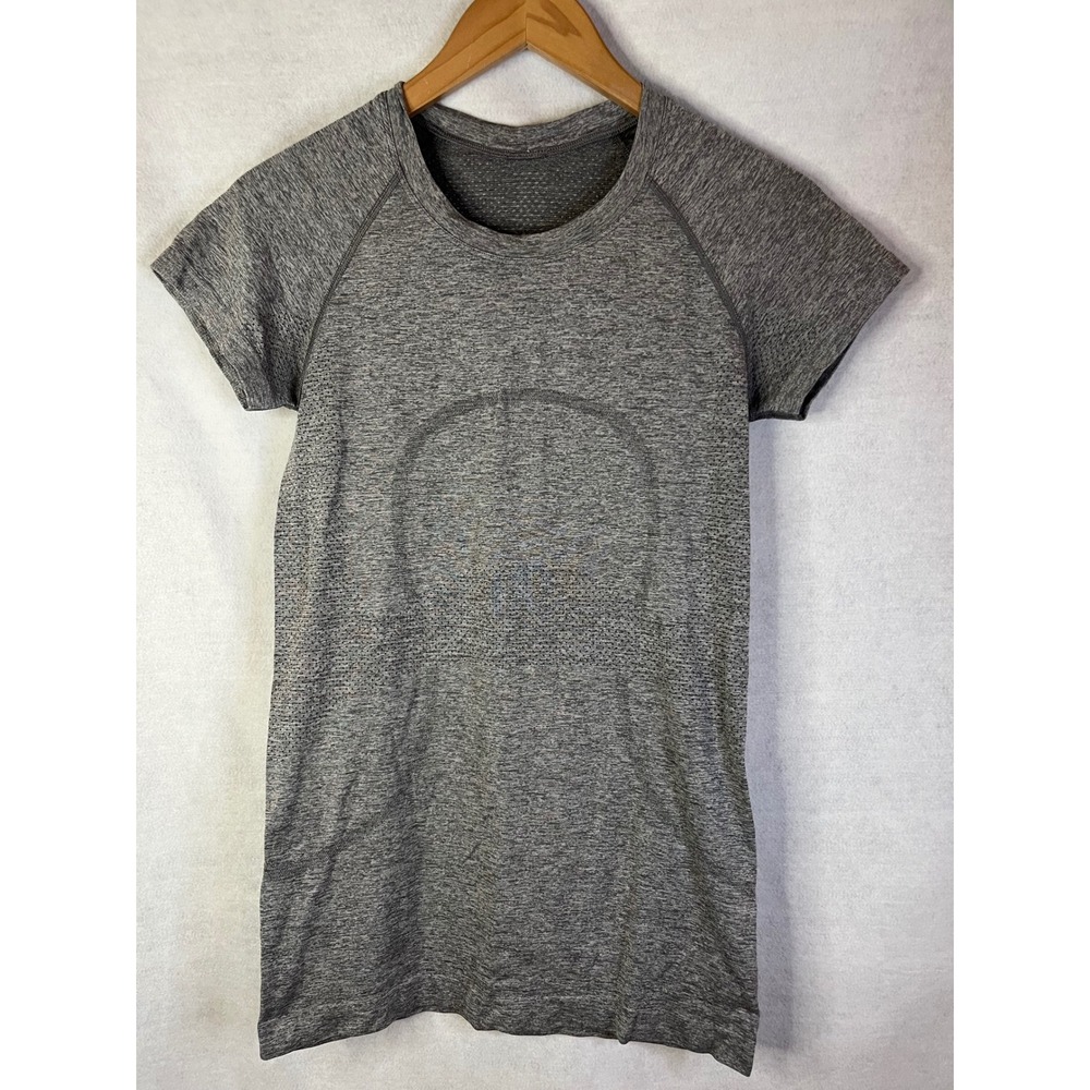 Lululemon Swiftly Tech Sort Sleeve 2.0 Tee T-Shirt Gray Sz 6